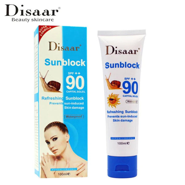 Disaar Facial Snail Sunscreen Cream SPF ++ 90 - Divine Beauty