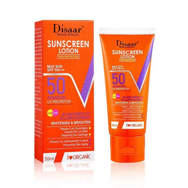 DISAAR Sunscreen Lotion Spf-50 Advance UV Protection - Divine Beauty