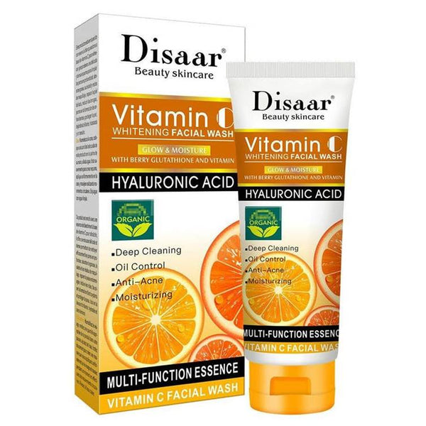 Disaar Vitamin C Whitening Facial Wash 100ml (Large) - Divine Beauty