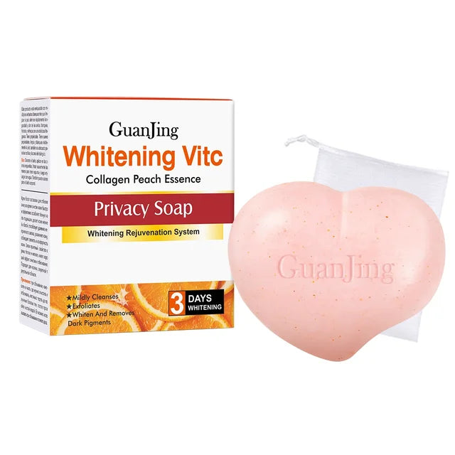 Whitening Vitamin C Collagen Peach Essence Privacy Soap Divine beauty