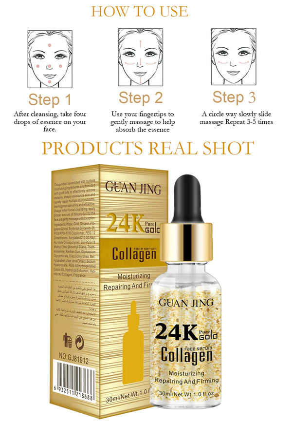 24K Pure Gold Face Serum - Divine Beauty