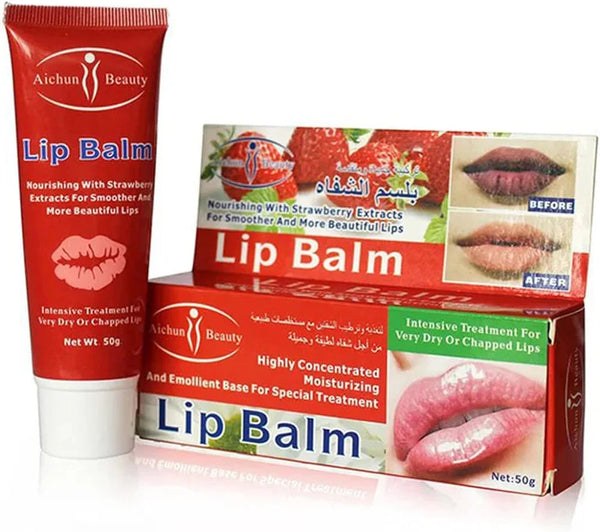 Moisturizing Lip Balm Strawberry - Divine Beauty