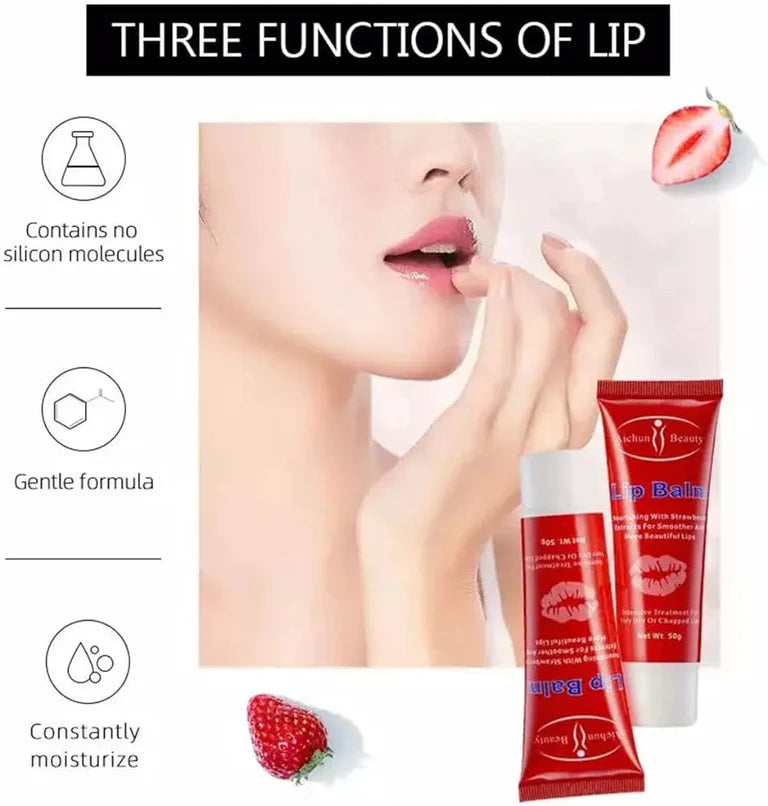 Moisturizing Lip Balm Strawberry - Divine Beauty